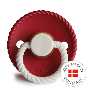 VIP - FRIGG Rope - Round Latex Pacifier - Denmark - Size 1
